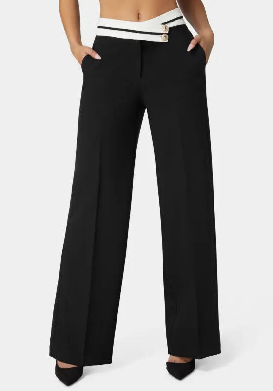 High Waist Palazzo Leg Pant sold by Bebe