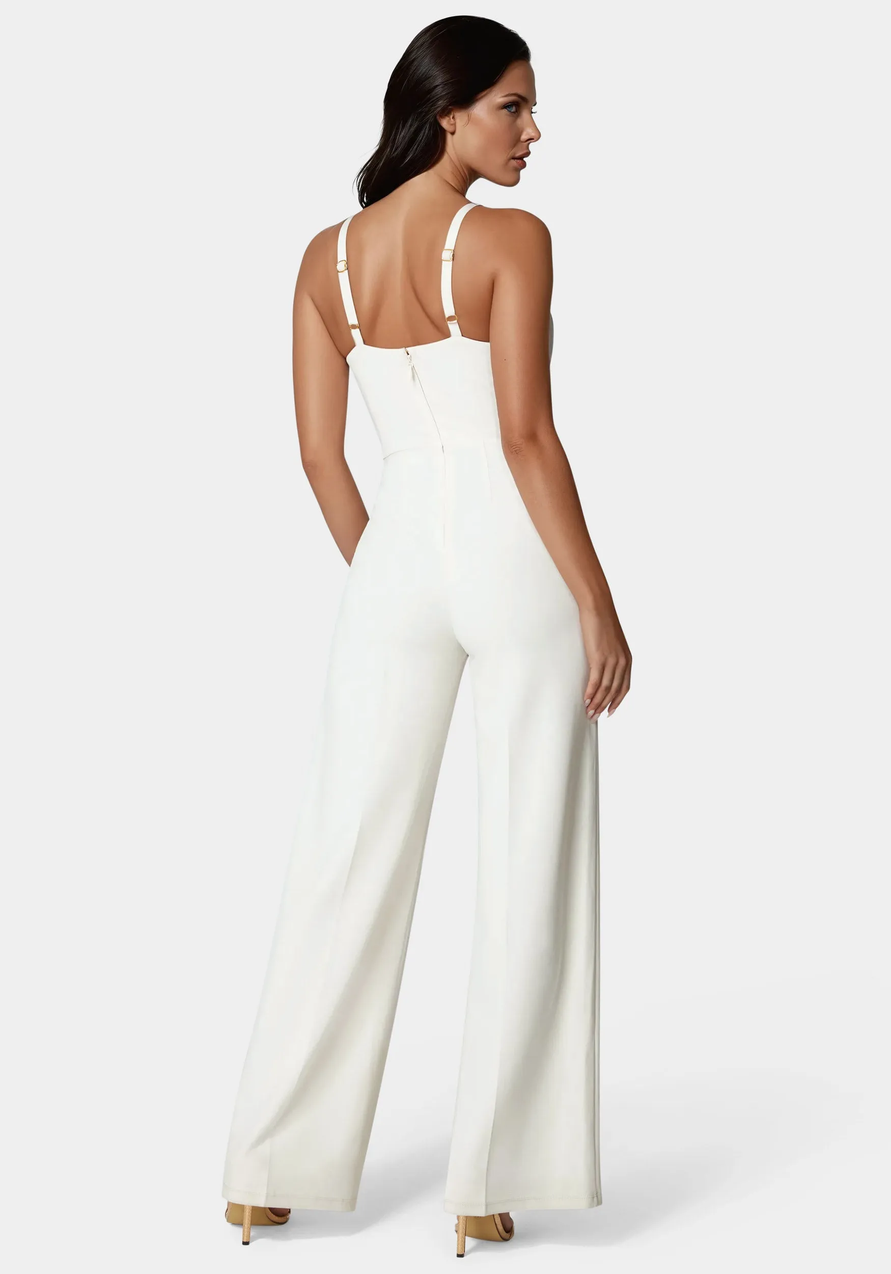Halter Palazzo Leg Jumpsuit sold by Bebe product image thumbnail 3