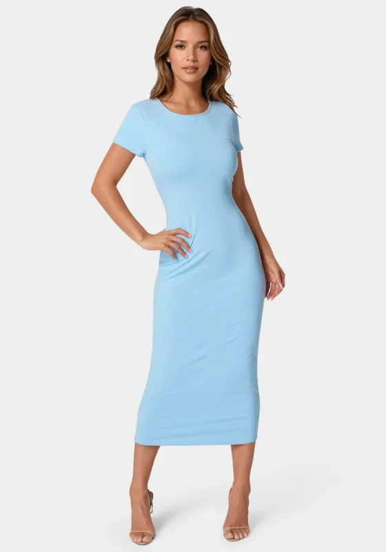 Rib Maxi T-Shirt Dress sold by Bebe