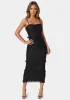 Lace Maxi With Ruffle Dress sold by Bebe