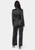 Satin Blazer Jumpsuit sold by Bebe