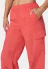 Natural Waist Palazzo Leg Cargo Pant sold by Bebe