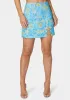 Chain Slit Mini Skirt sold by Bebe