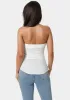 Ruched Asymmetric Top sold by Bebe