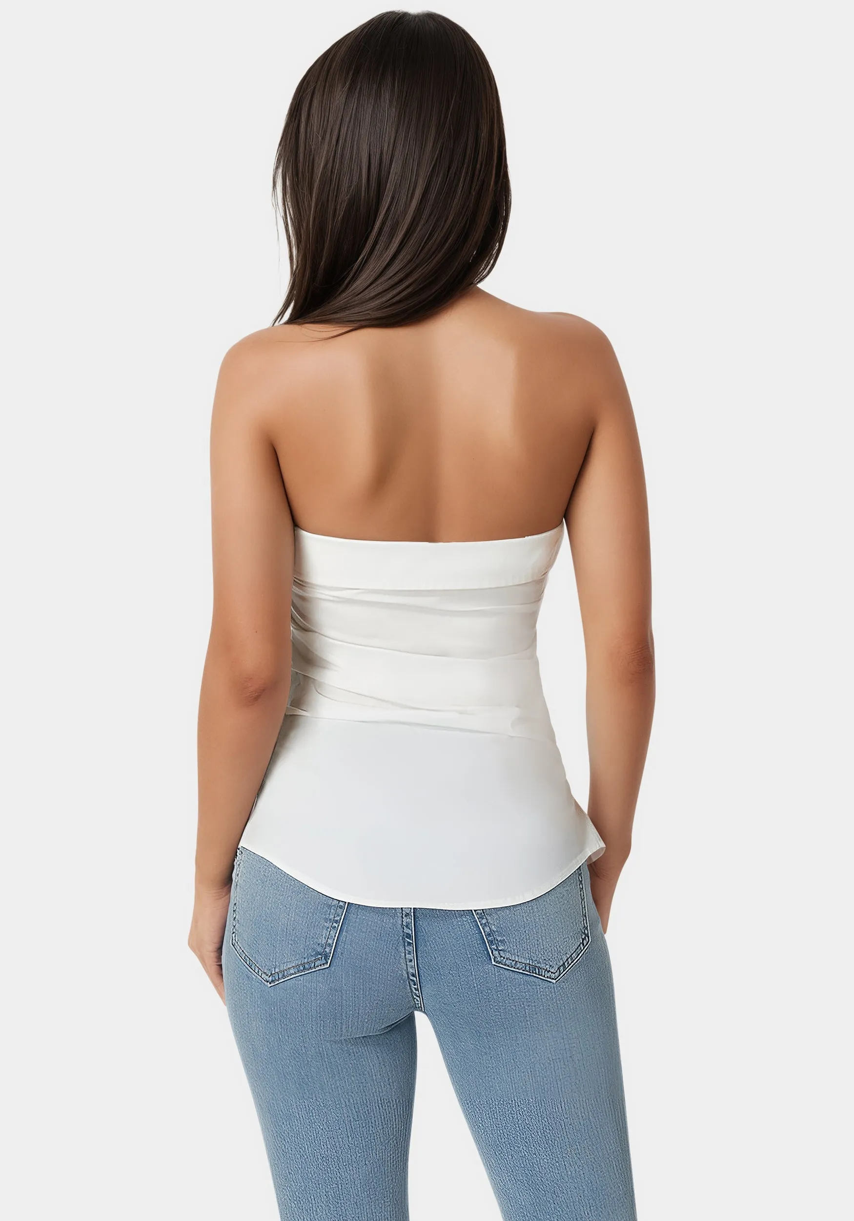 Ruched Asymmetric Top sold by Bebe product image thumbnail 3