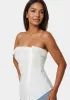 Ruched Asymmetric Top sold by Bebe