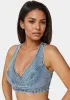 Studded Denim Top sold by Bebe