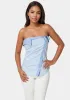 Ruched Asymmetric Top sold by Bebe