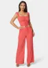 Eyelet Lace Up Corset sold by Bebe