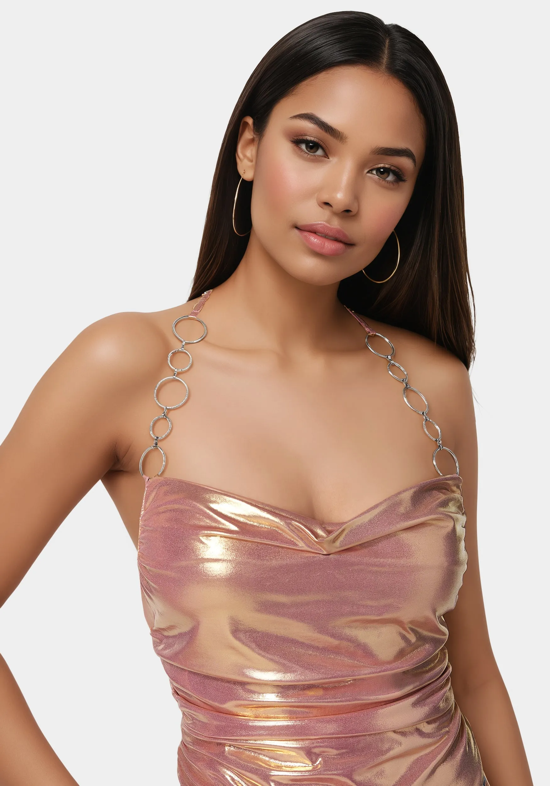 Metallic Handkerchief Top sold by Bebe product image thumbnail 4