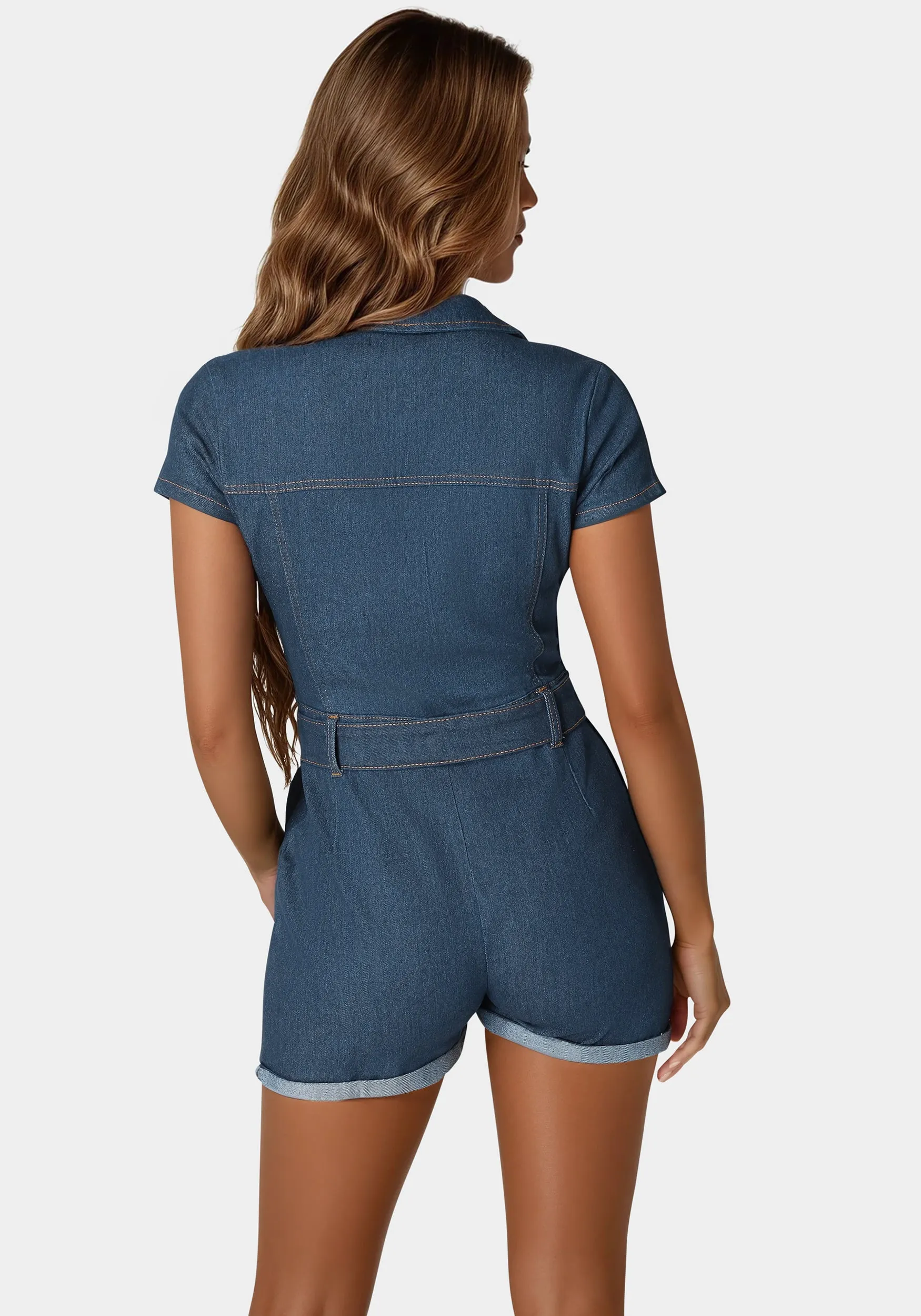 The Belted Romper sold by Bebe product image thumbnail 3