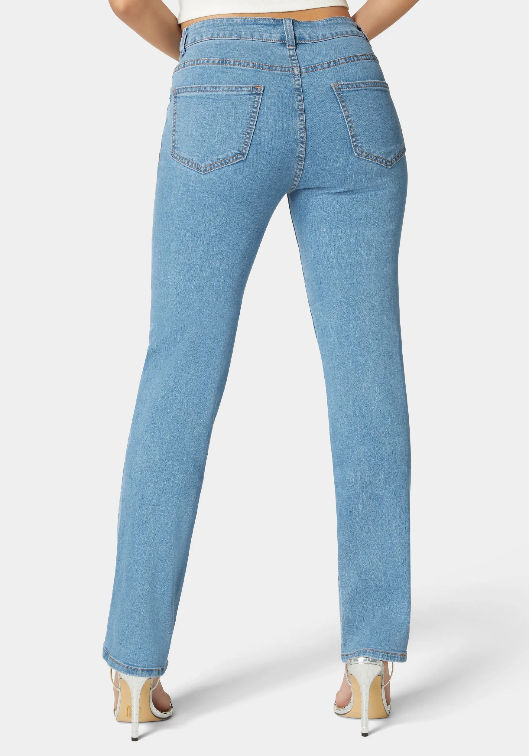 The Bling Slit Jean sold by Bebe product image thumbnail 3