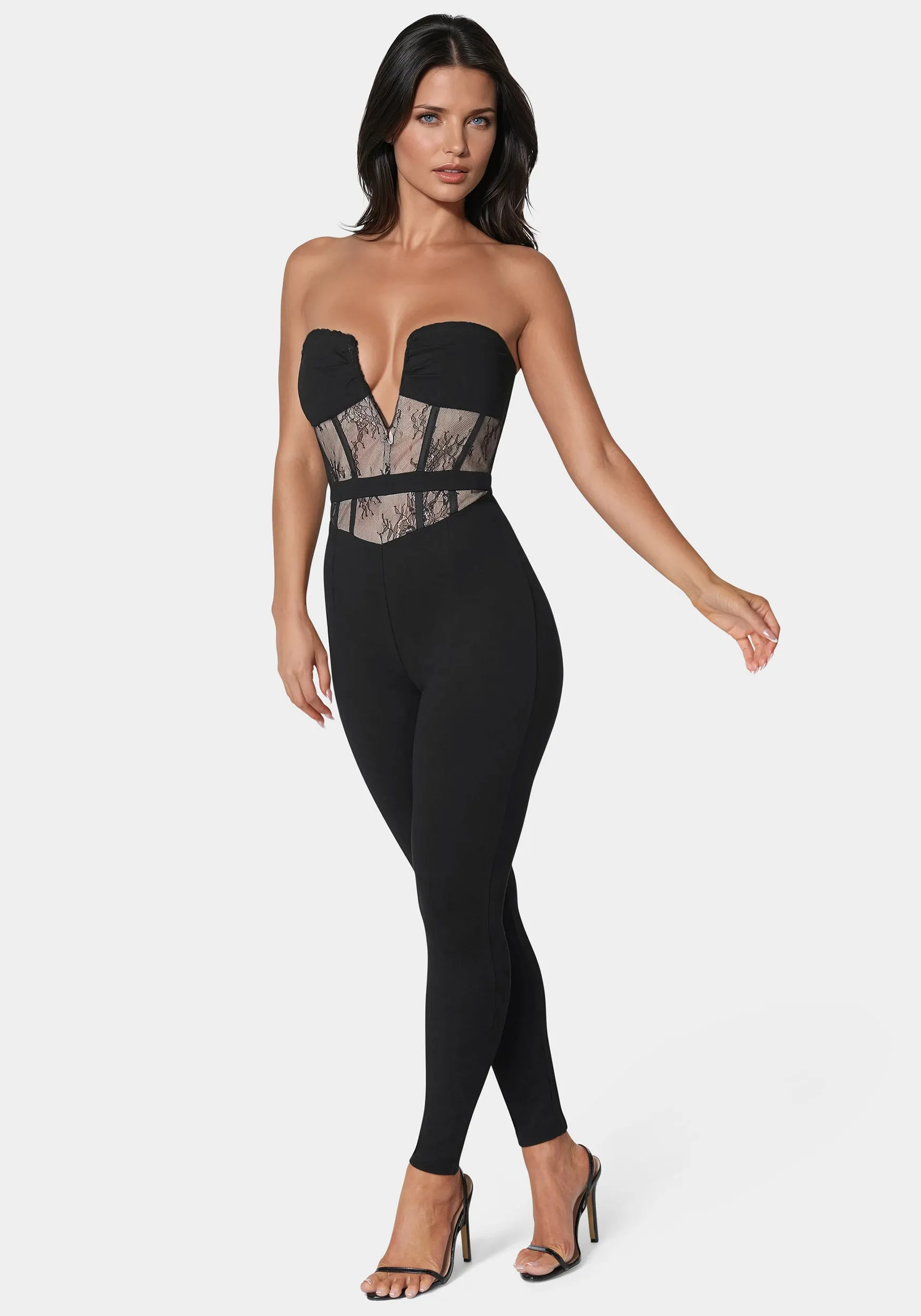 Lace Corset Catsuit sold by Bebe product image thumbnail 2