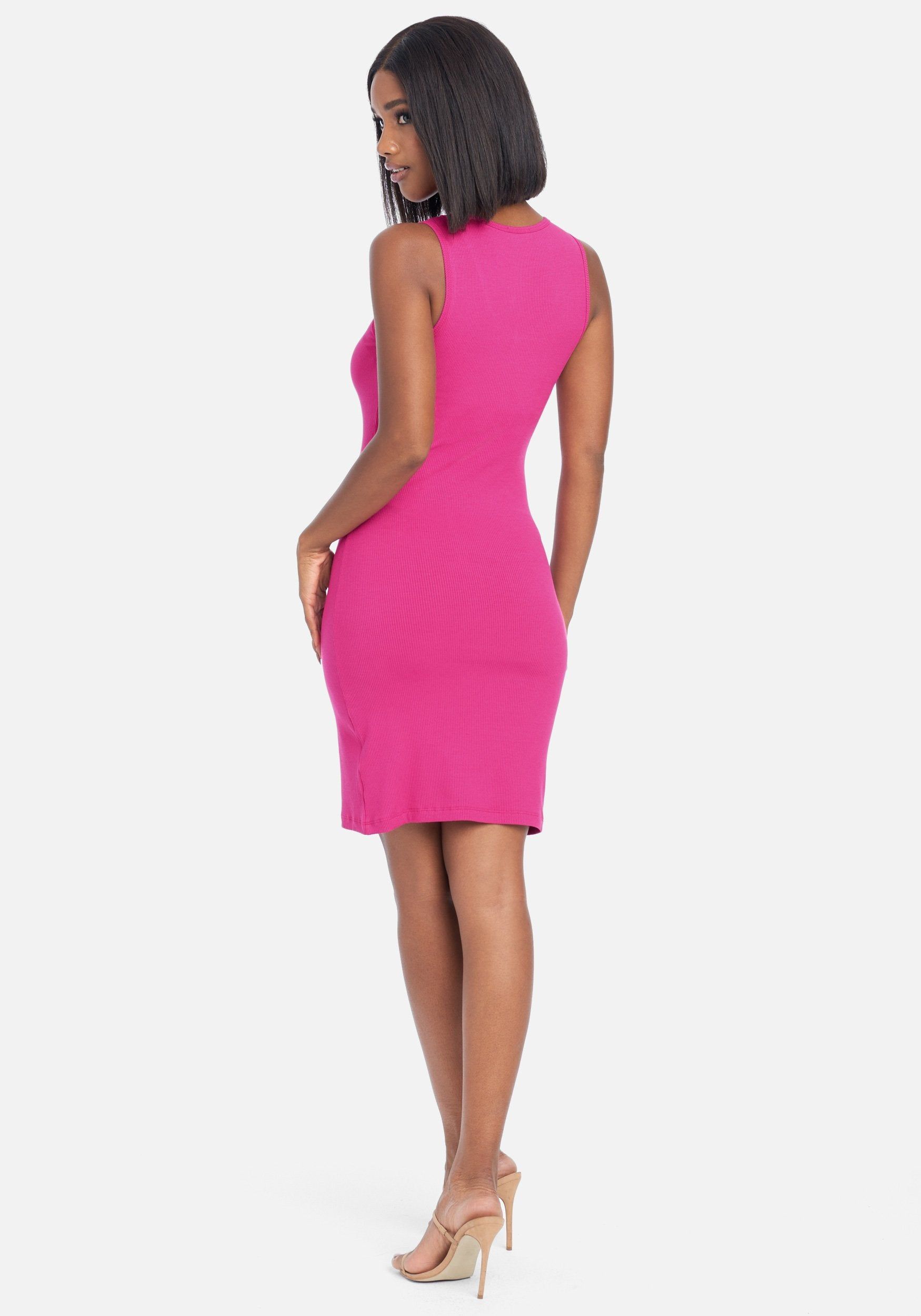 Logo V-Neck Tank Dress sold by Bebe product image thumbnail 3