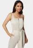 Zip Front Jogger Jumpsuit sold by Bebe