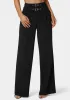 High Waist Double Belted Palazzo Pant sold by Bebe