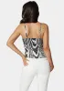 Tie Front Satin Cami sold by Bebe
