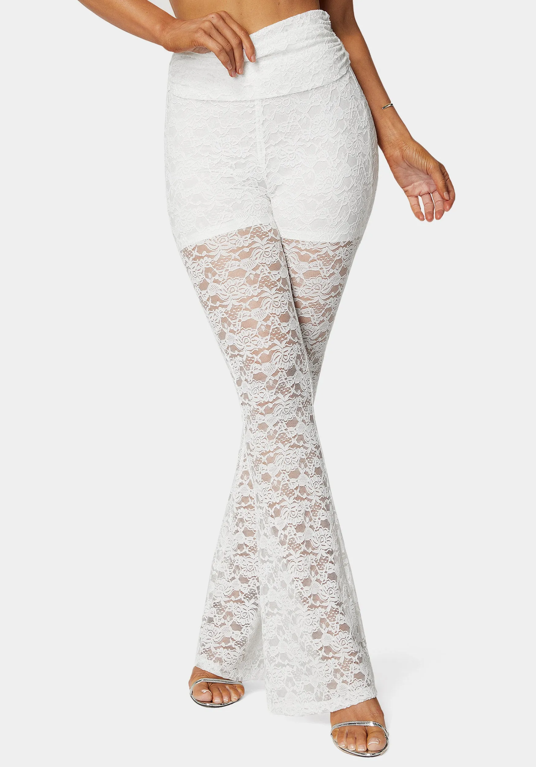 Flared Lace Pant sold by Bebe