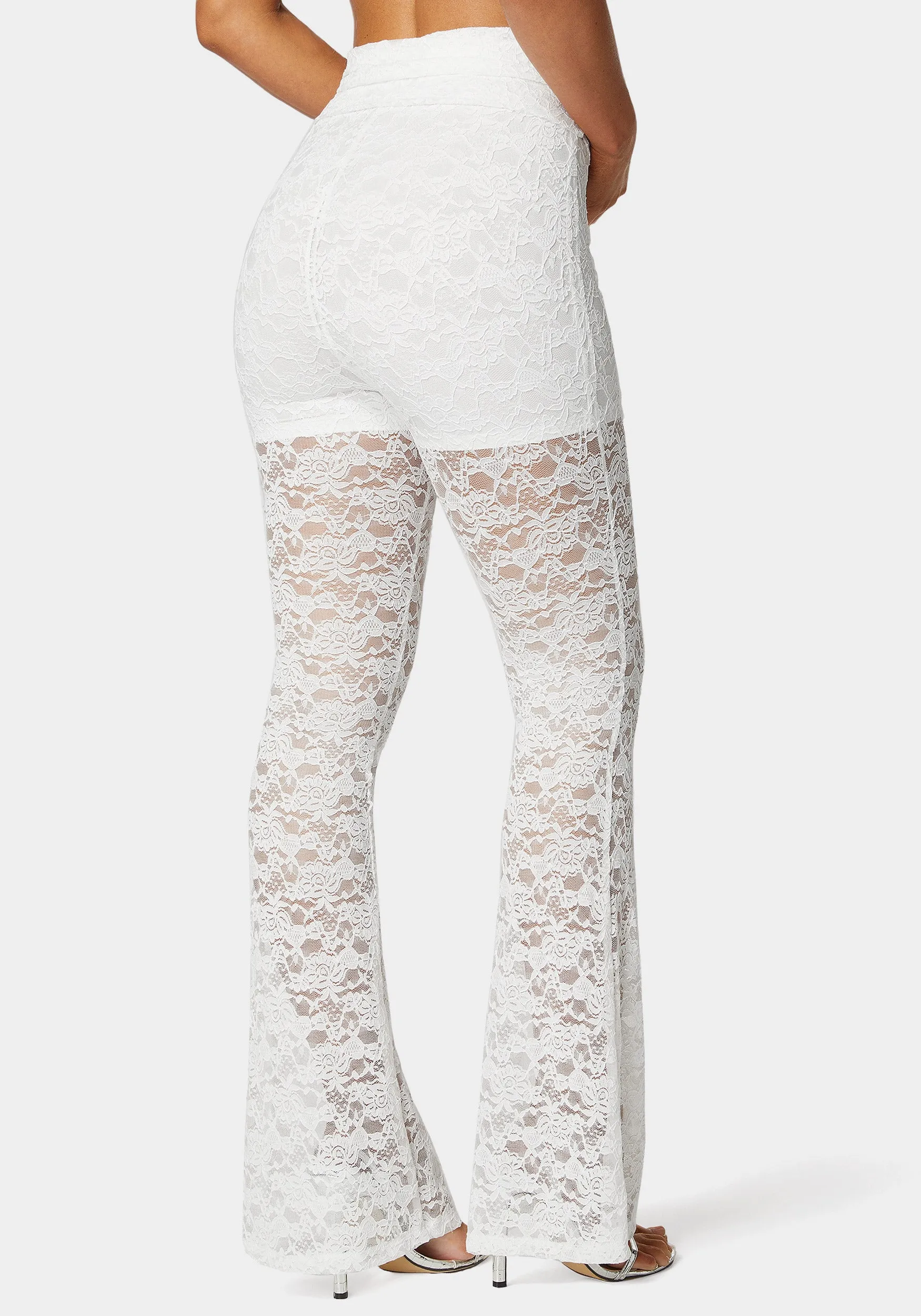 Flared Lace Pant sold by Bebe product image thumbnail 4