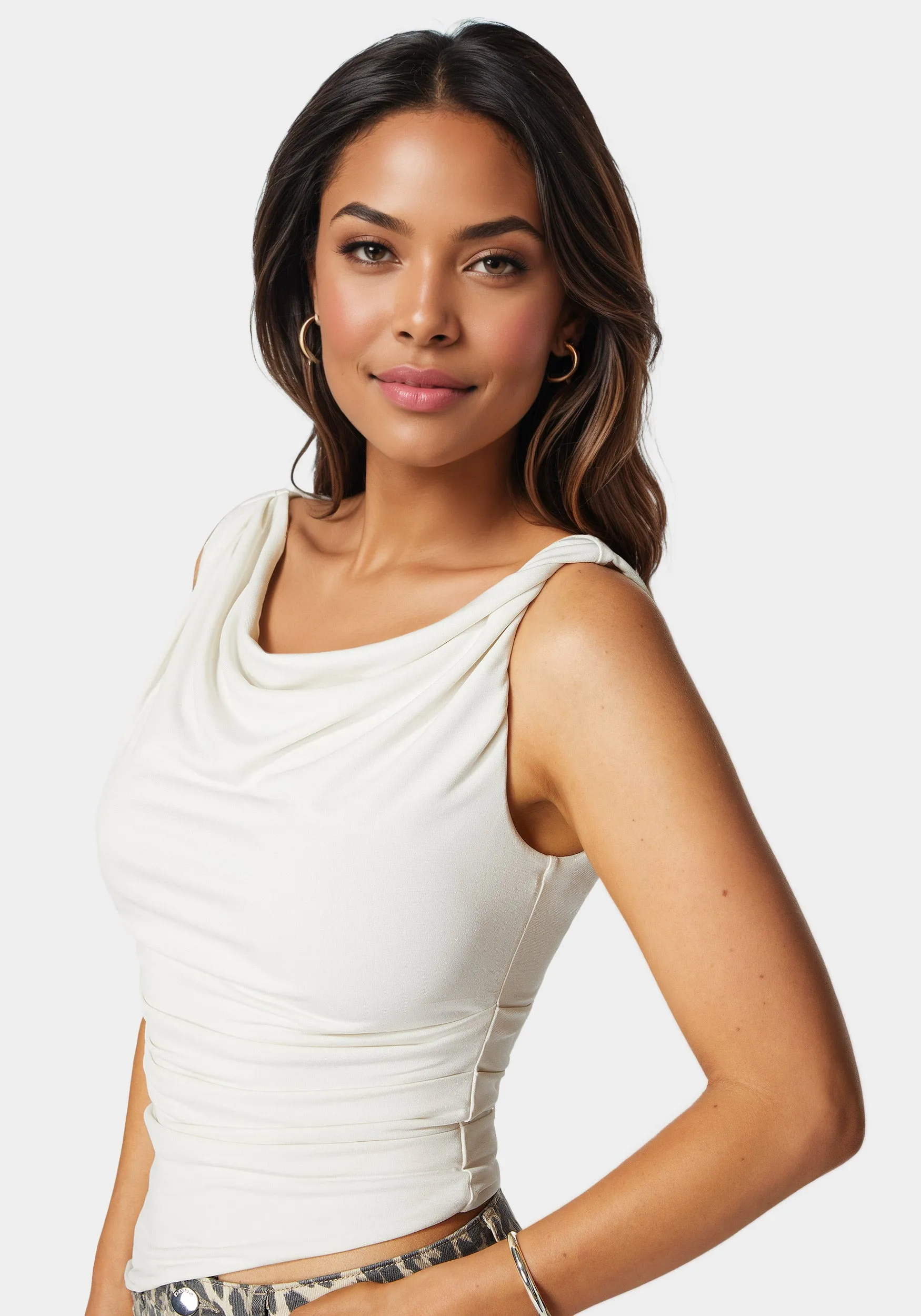 Drape Knit Top sold by Bebe product image thumbnail 4