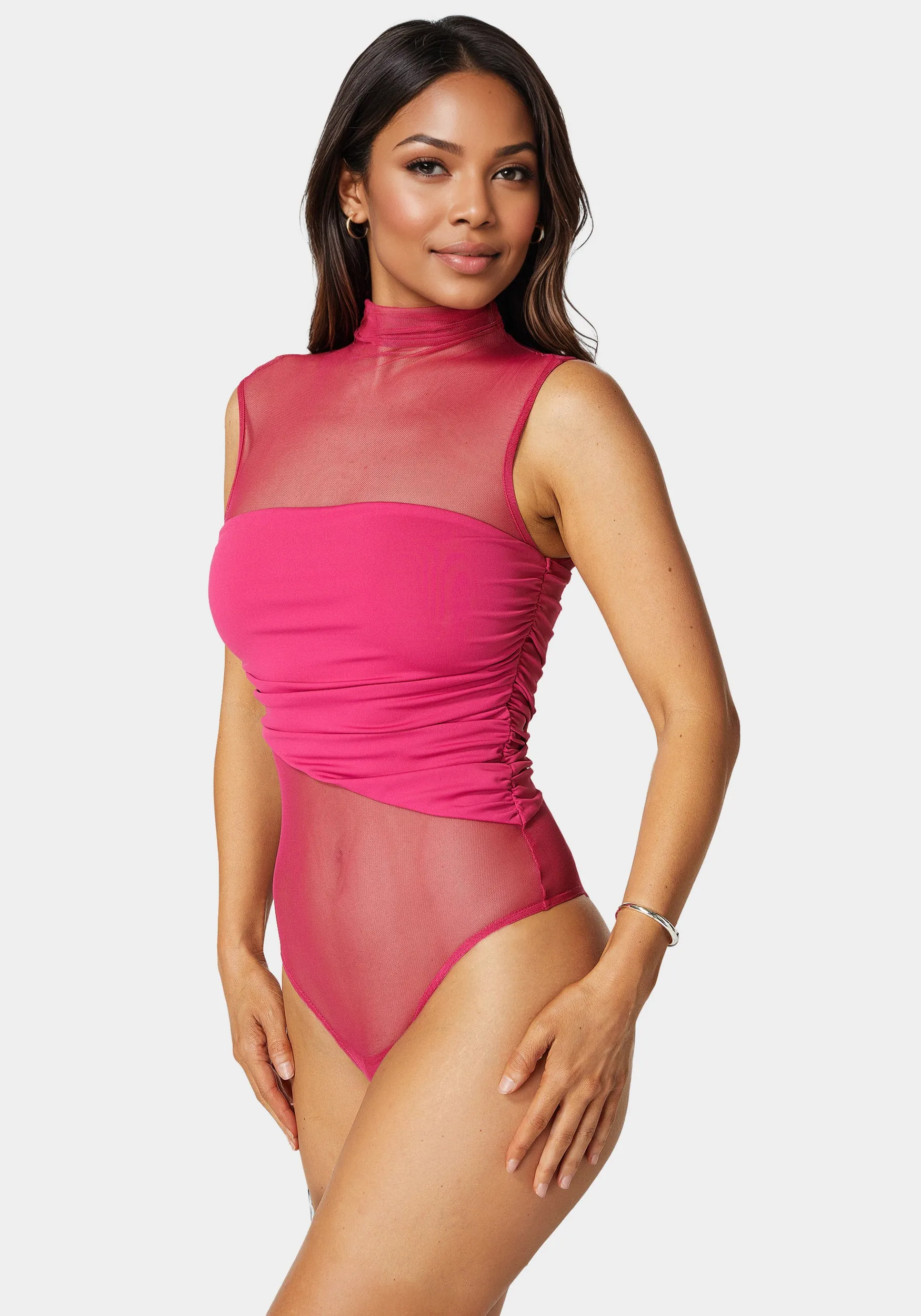 Draped Knit Bodysuit sold by Bebe product image thumbnail 2