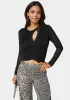 Lace Wrap Top sold by Bebe