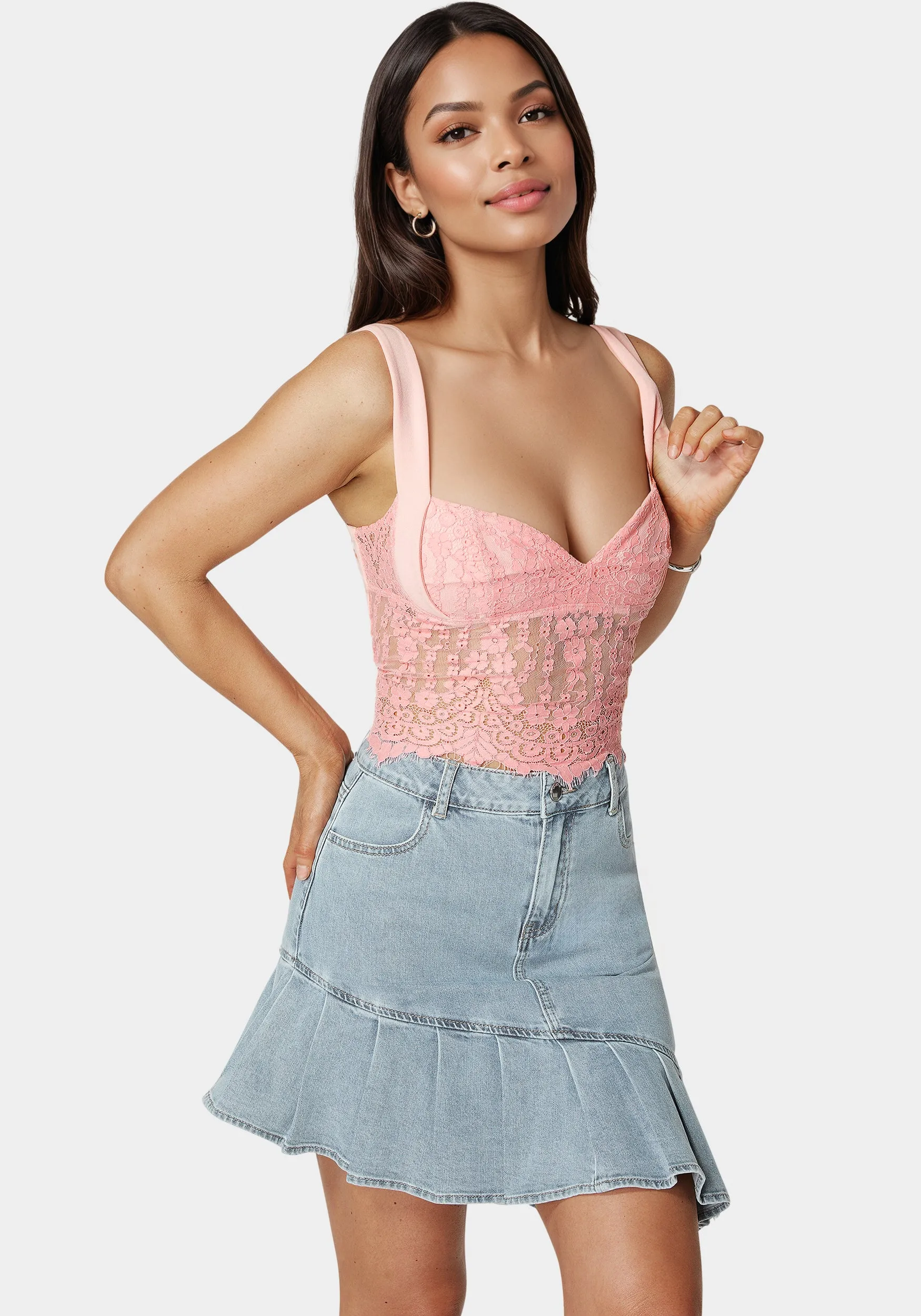 Lace Sweetheart Top sold by Bebe product image thumbnail 2
