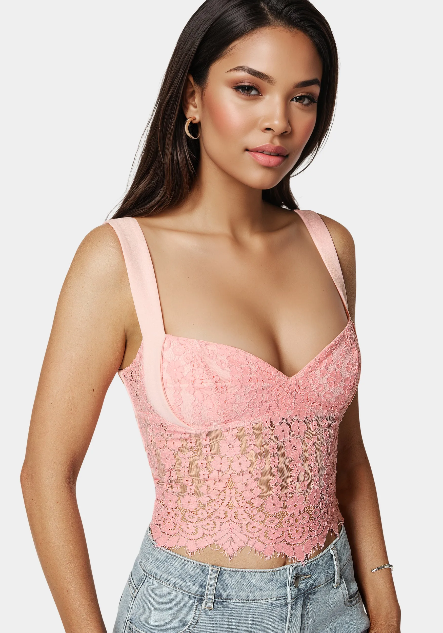 Lace Sweetheart Top sold by Bebe product image thumbnail 3