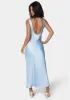 Lace Detail Satin Slip Dress sold by Bebe