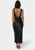 Lace Detail Satin Slip Dress sold by Bebe