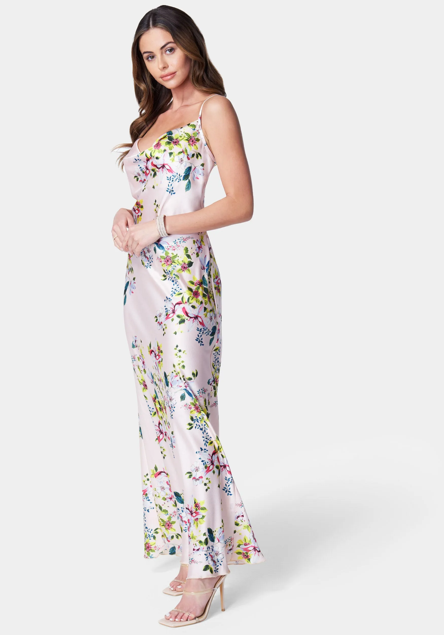 Floral Cowl Neck Maxi Dress sold by Bebe product image thumbnail 2
