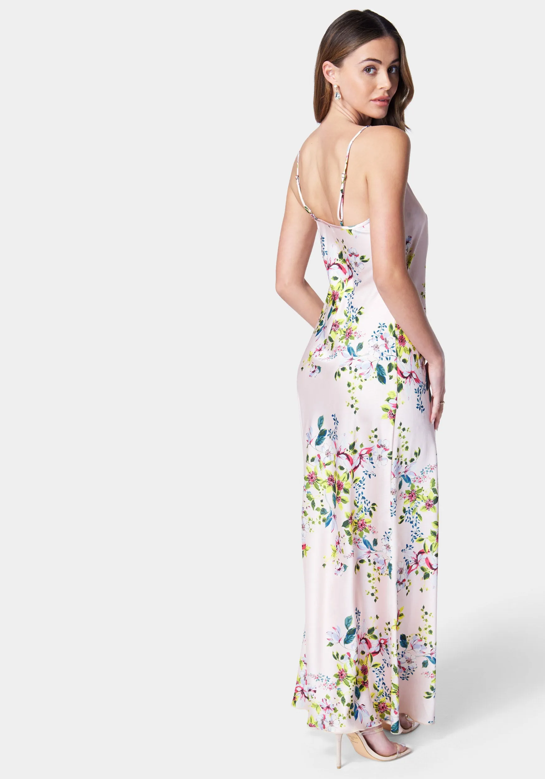 Floral Cowl Neck Maxi Dress sold by Bebe product image thumbnail 3