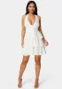 Tiered Eyelet Halter Dress sold by Bebe