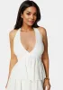 Tiered Eyelet Halter Dress sold by Bebe