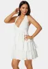 Tiered Eyelet Halter Dress sold by Bebe