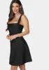 Luxe Bandage Square Neck Fit & Flare Dress sold by Bebe
