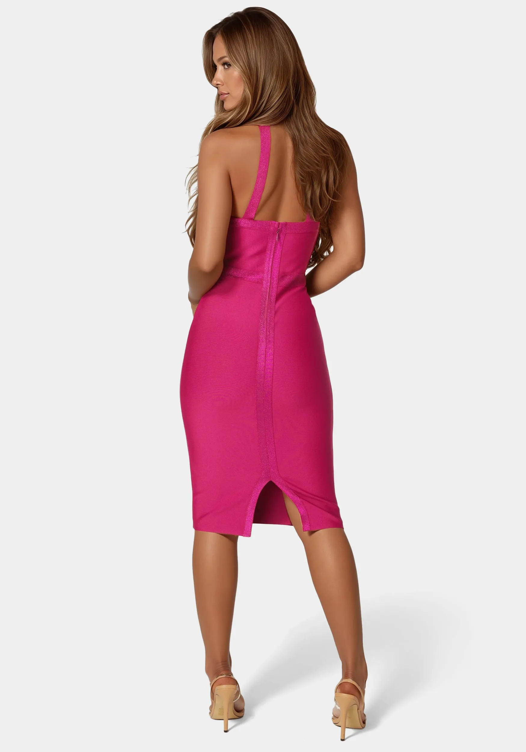 Bandage Halter Dress sold by Bebe product image thumbnail 4