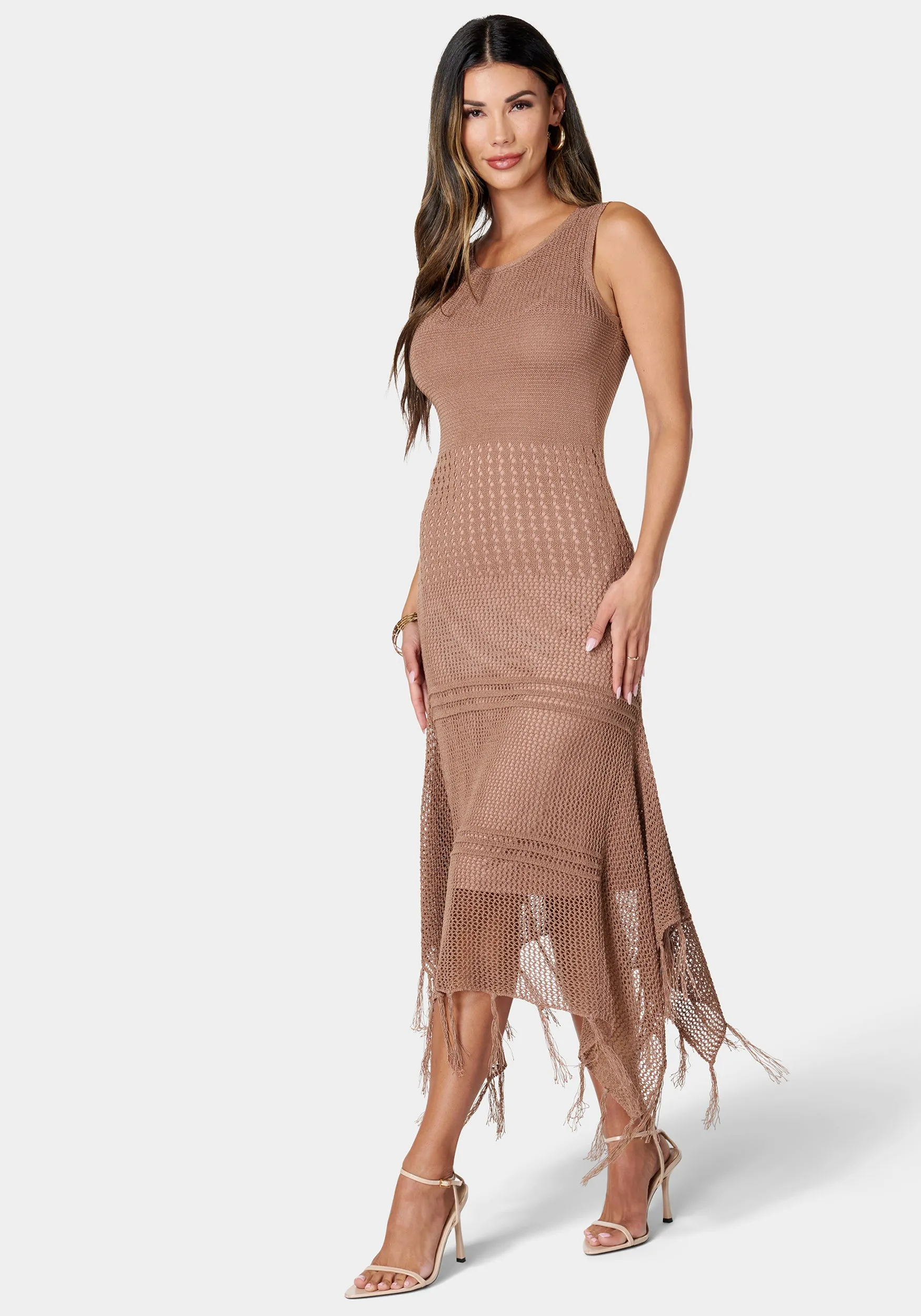 Crochet Tank Sweater Dress sold by Bebe product image thumbnail 2