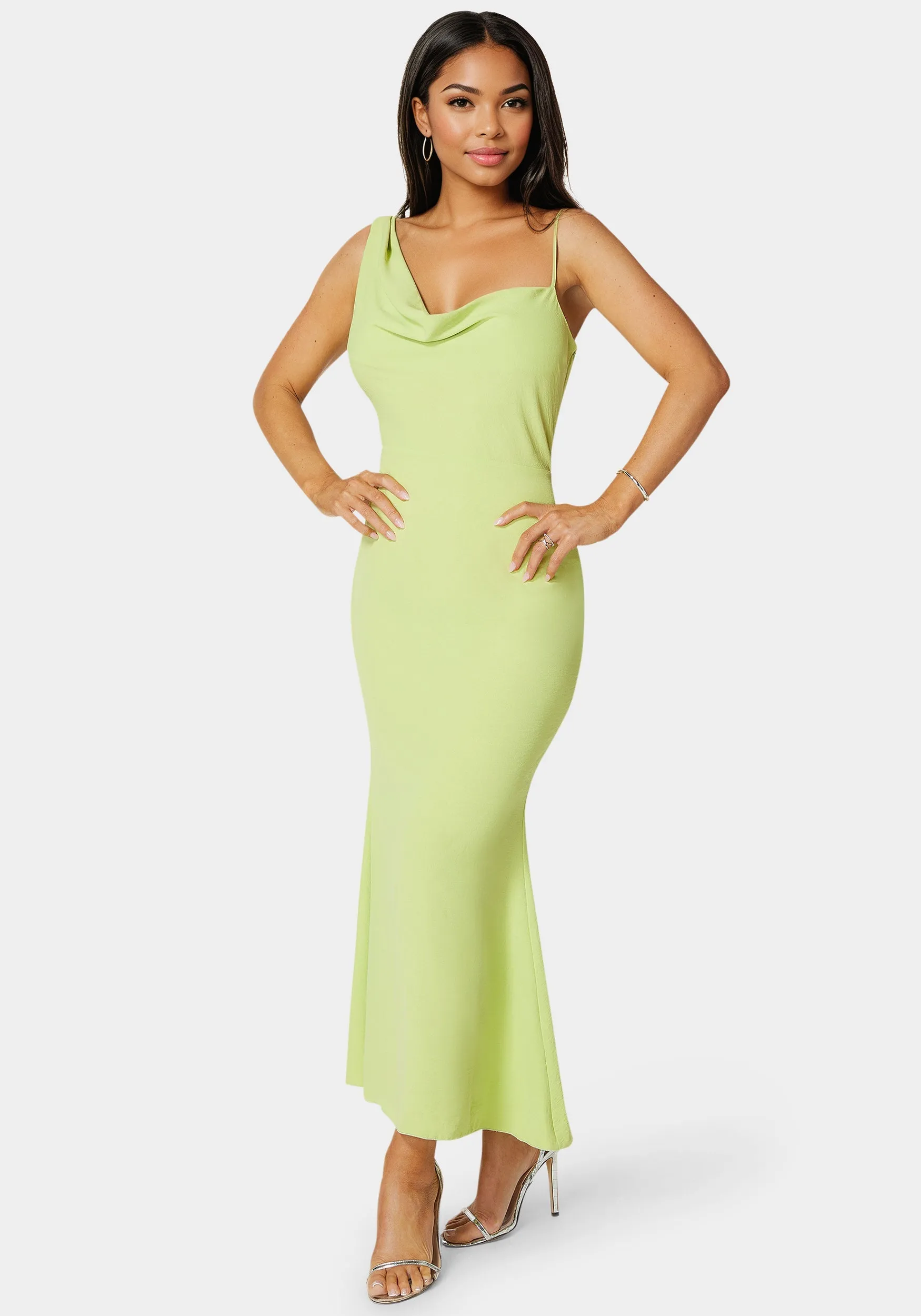 Airflow Cowl Maxi Dress sold by Bebe product image thumbnail 2