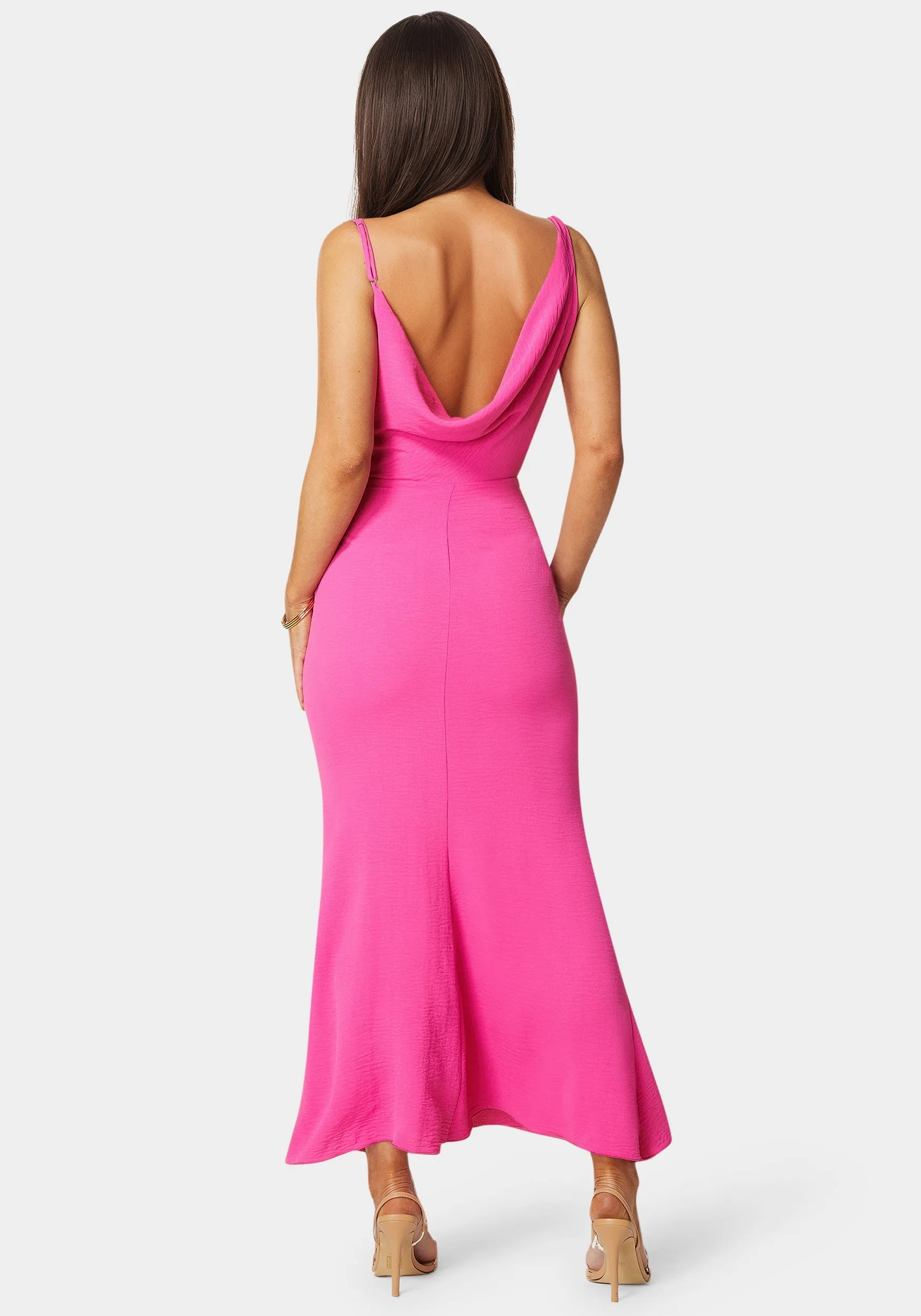 Airflow Cowl Maxi Dress sold by Bebe product image thumbnail 4