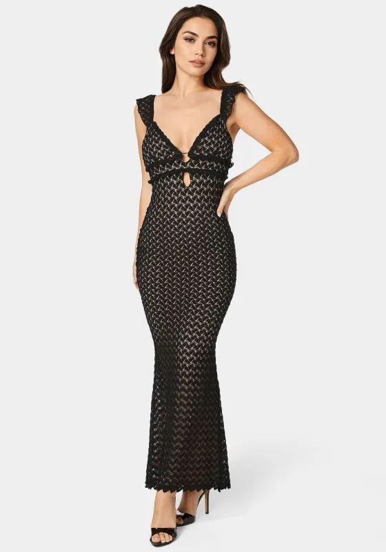 Lace Keyhole Maxi Dress sold by Bebe