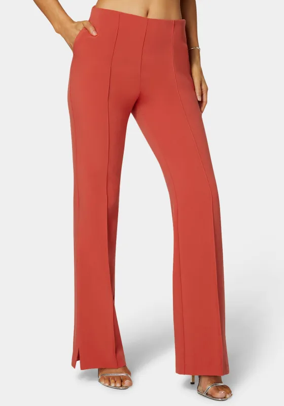 High Waist Tailored Straight Leg Pant sold by Bebe