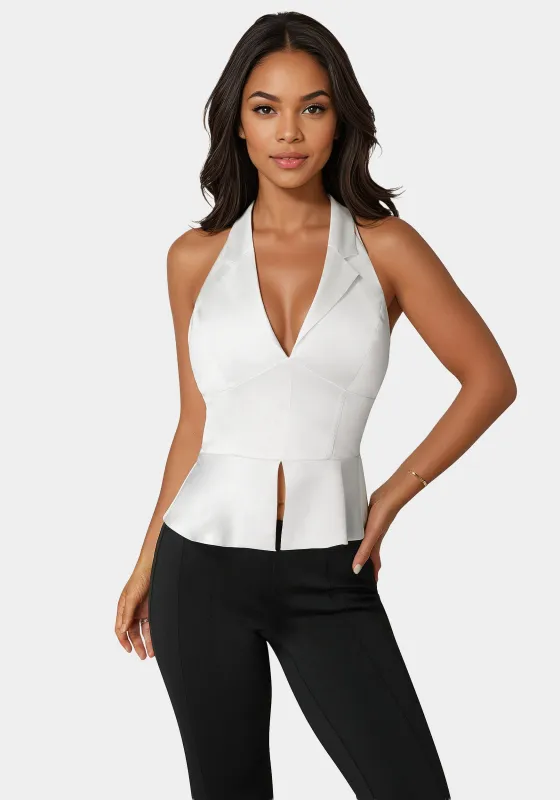 Satin Halter Top sold by Bebe