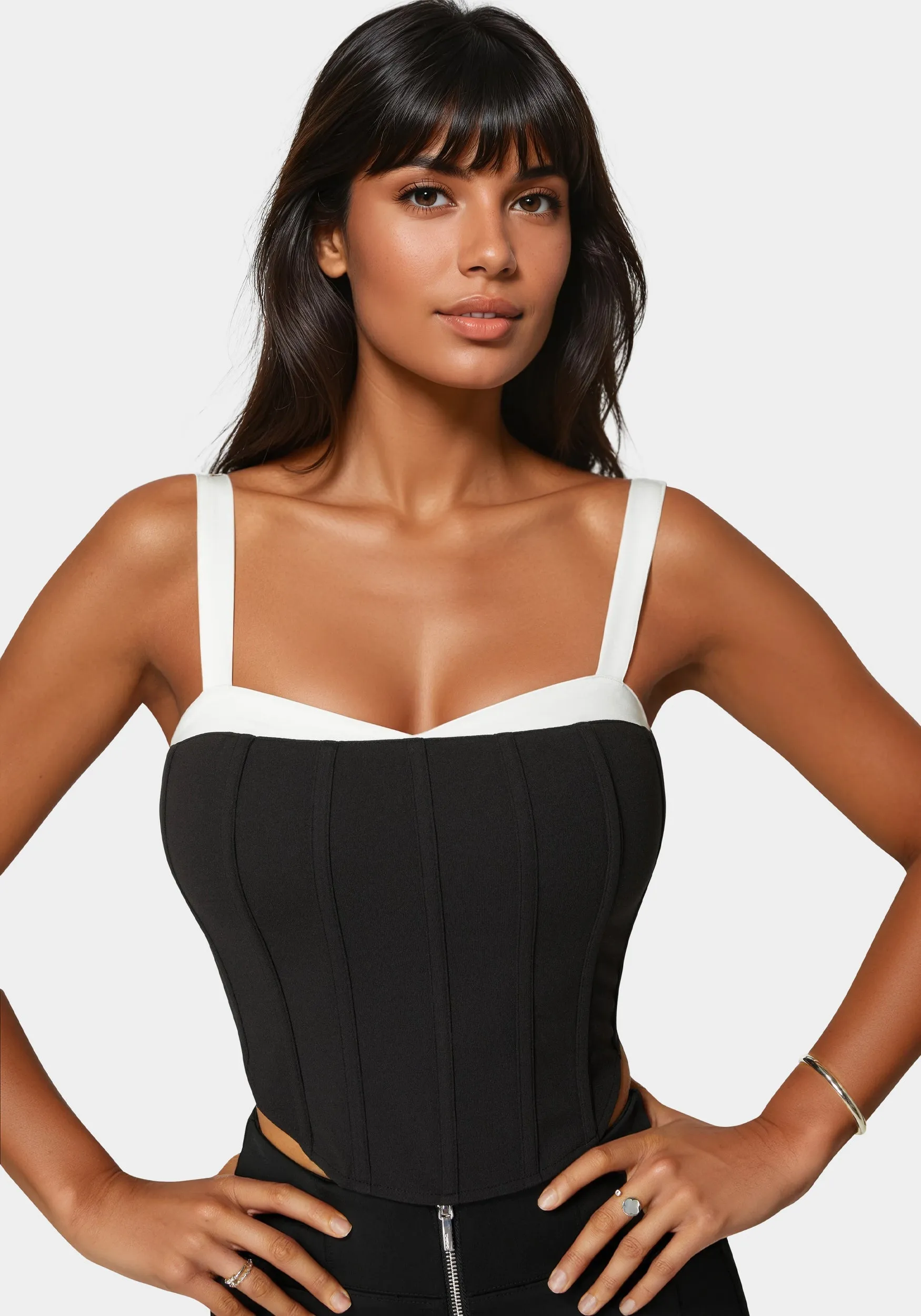 Corset Knit Top sold by Bebe product image thumbnail 3