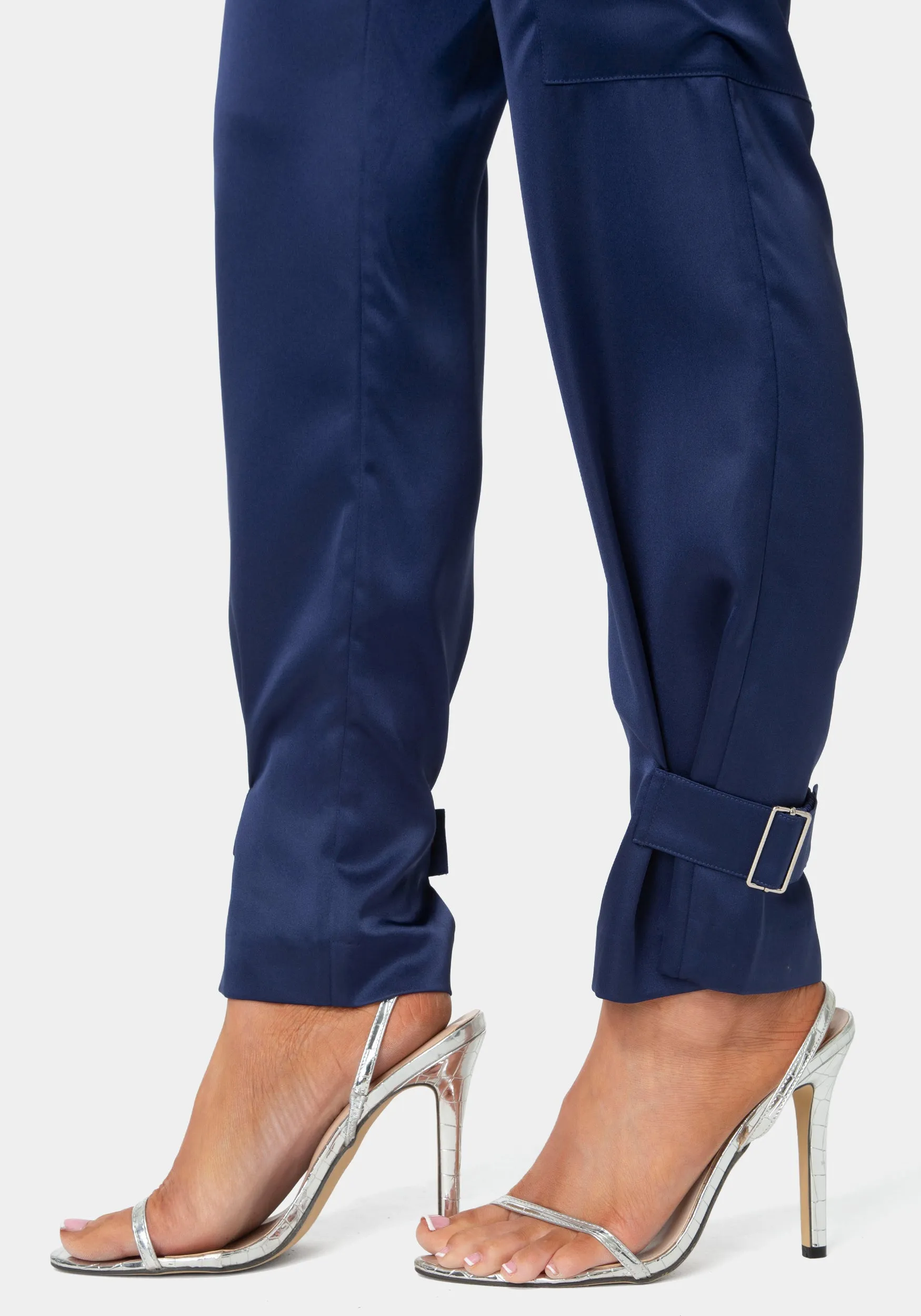 Satin Cargo Jogger sold by Bebe product image thumbnail 3