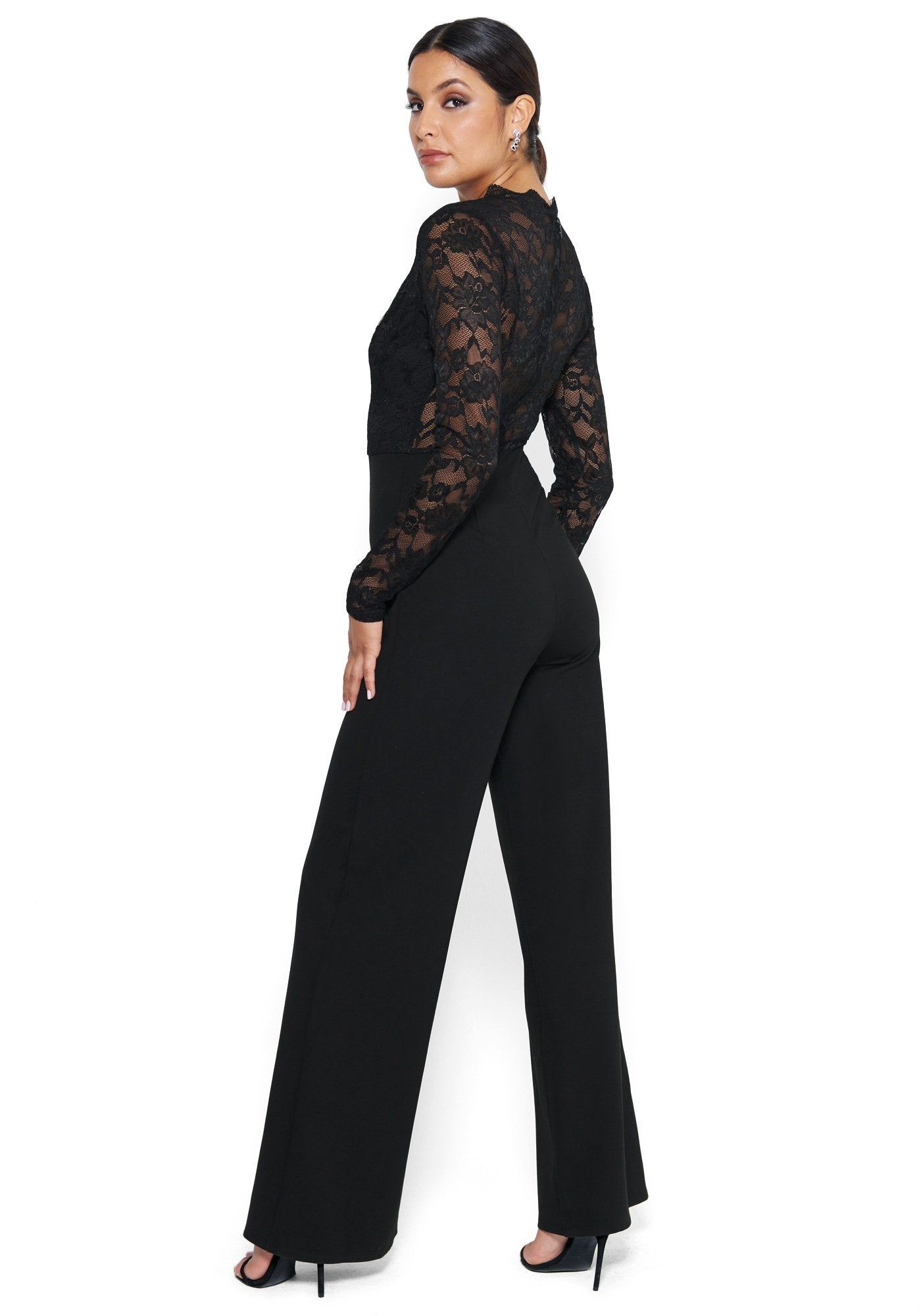 Lace Bodice Jumpsuit sold by Bebe product image thumbnail 3