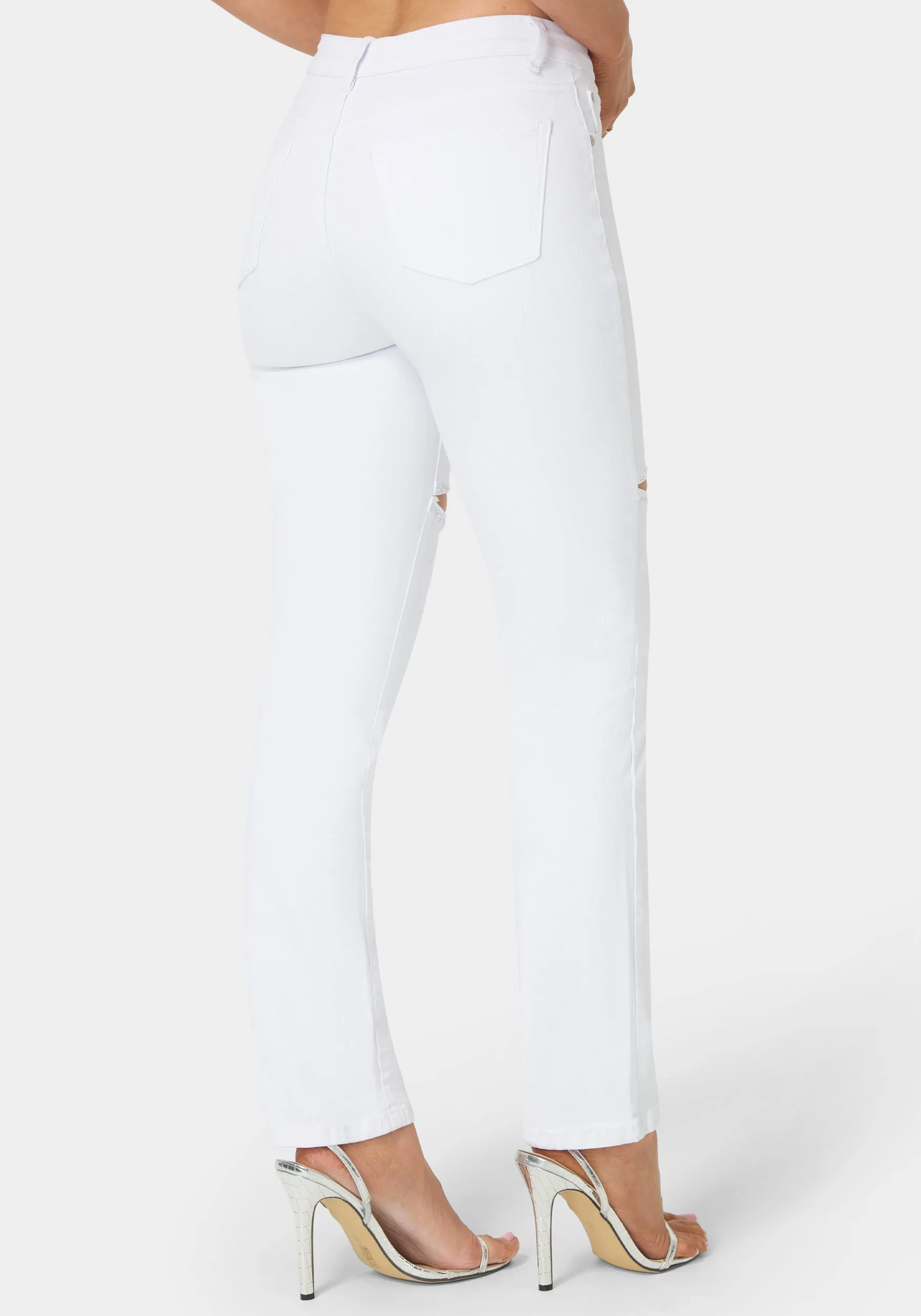 The Bling Slit Jean sold by Bebe product image thumbnail 4