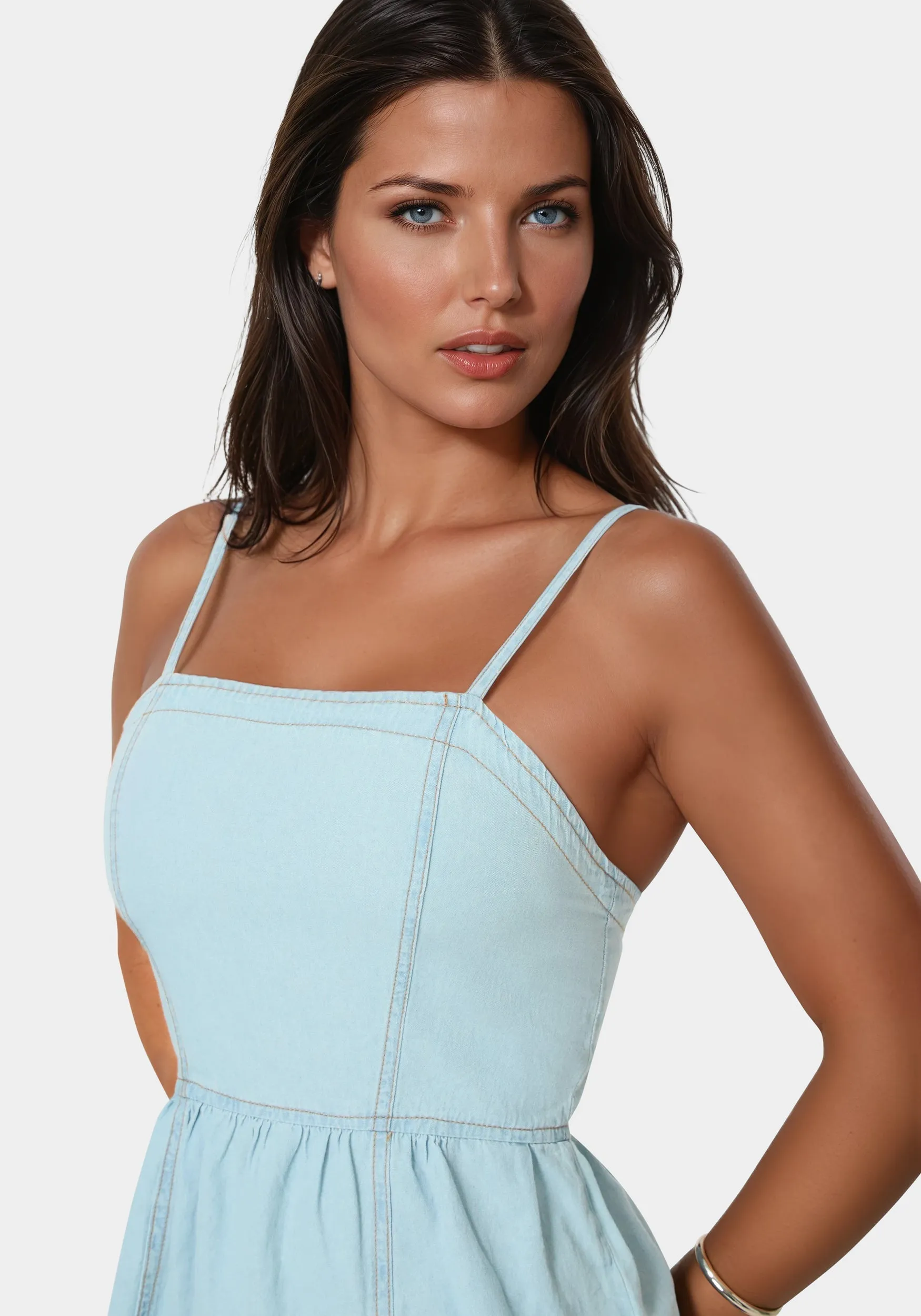 The Peplum Tank sold by Bebe product image thumbnail 3