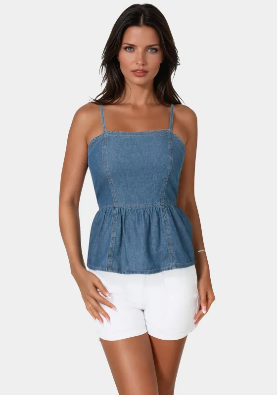 The Peplum Tank sold by Bebe