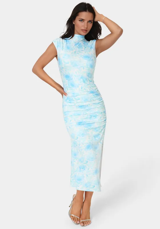 Jersey Mock Neck Maxi Dress sold by Bebe